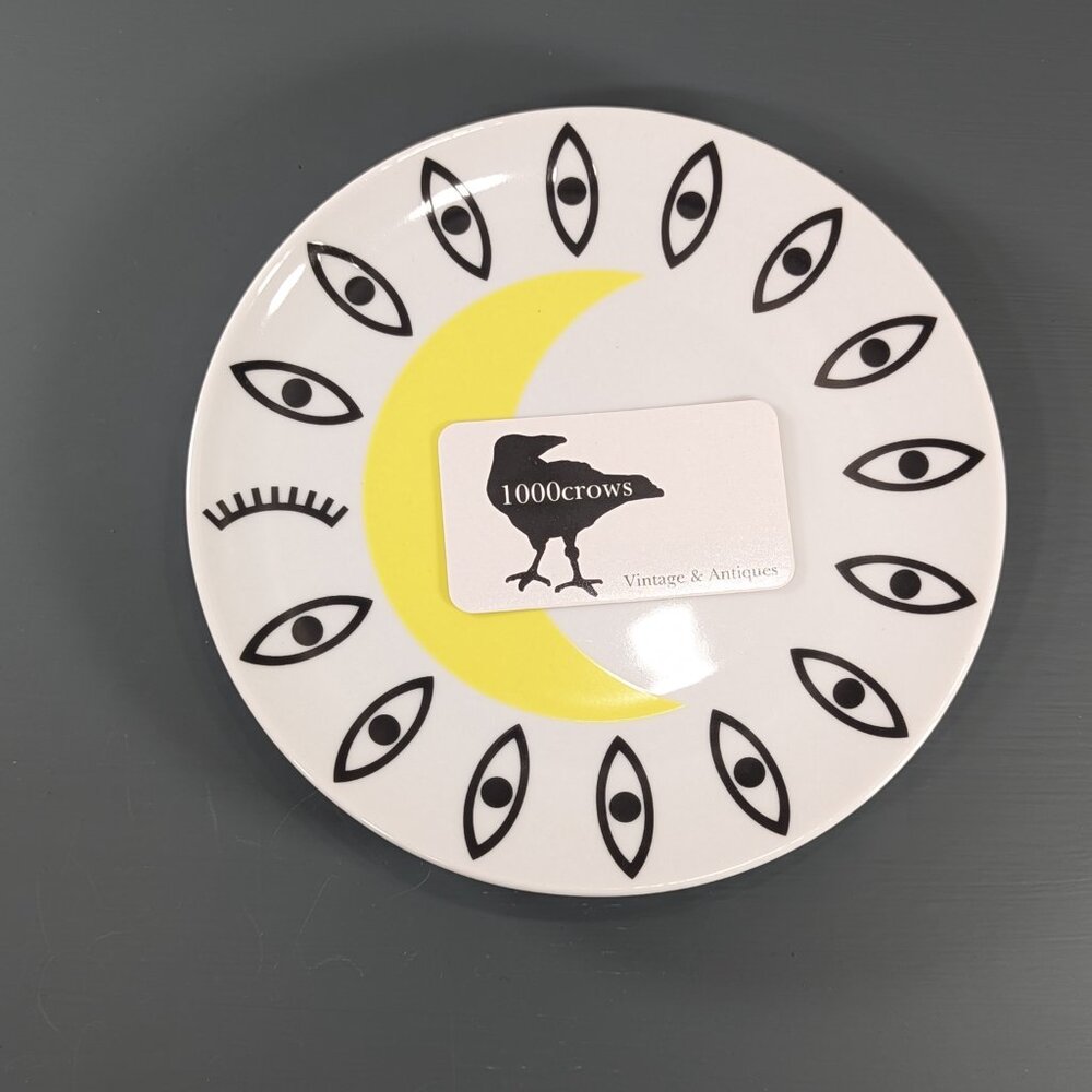 IKEA Glödande eyes and moon 8" salad plates set of 2 - Picture 4 of 7